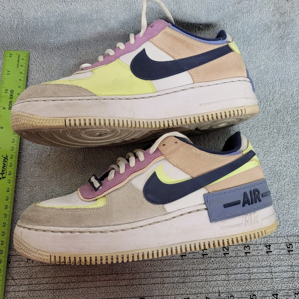 Nike Air Force 1 Shadow Cashmere Pale Coral Violet CU8591-001 Womens 8.5